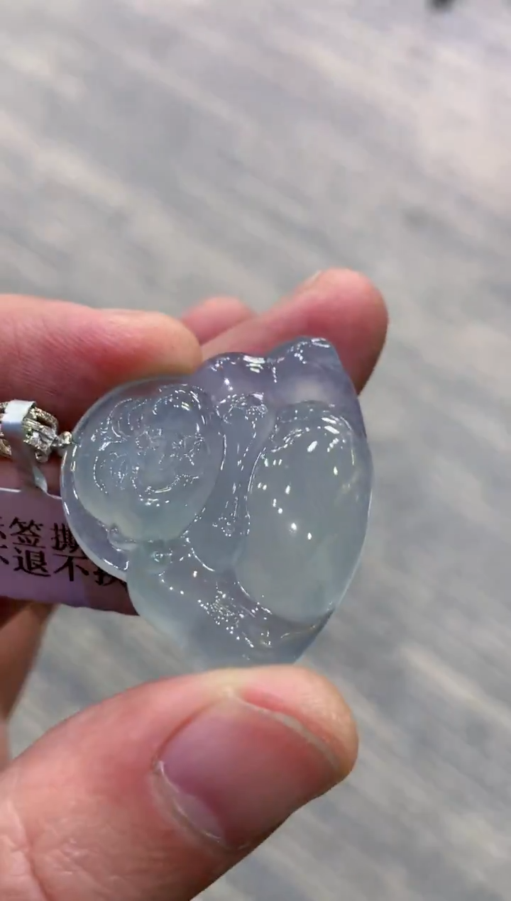 颈饰未镶嵌翡翠天然A货翡翠