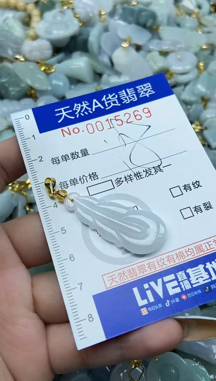 【闪购商品】翡翠颈饰未镶嵌天然A货翡翠