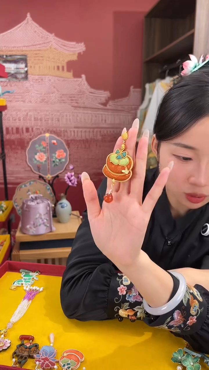 【闪购商品】刺绣苏绣世家非遗手工（压襟）    