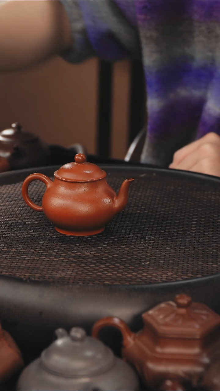 茶壶紫砂宫灯 朱泥