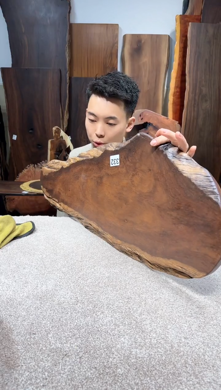 【闪购商品】风车木（黑檀木）尺寸83*35*2.3编号332