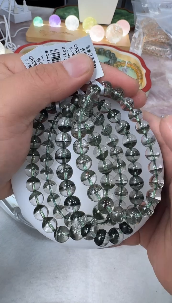 【闪购商品】水晶手链未镶嵌CK2647 约8mm多样性发一件