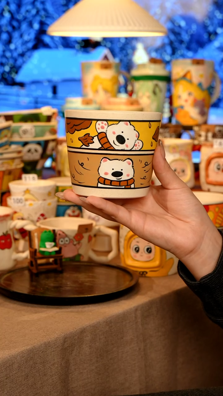 陶瓷066景德镇原创手作高温手工手绘陶瓷