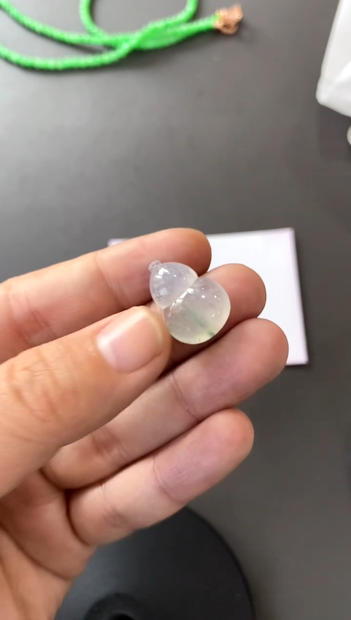 【闪购商品】定制翡翠未镶嵌葫芦