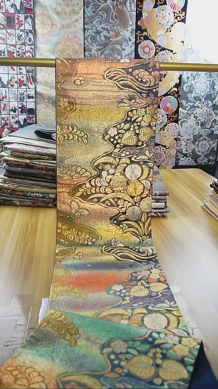 【闪购商品】织绣织锦77全通石花紫藤