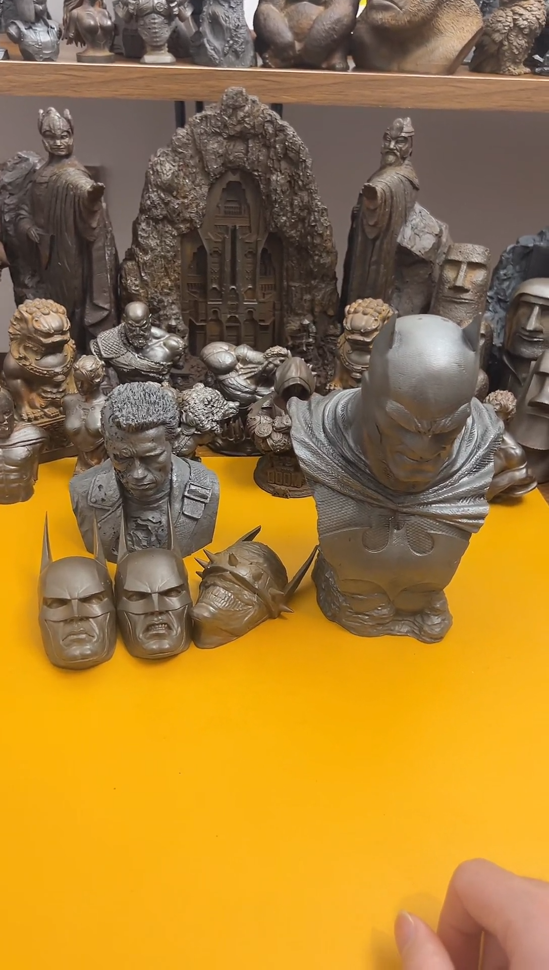 金属老*实心铁艺---蝙蝠侠头（三个） T800  蝙蝠侠