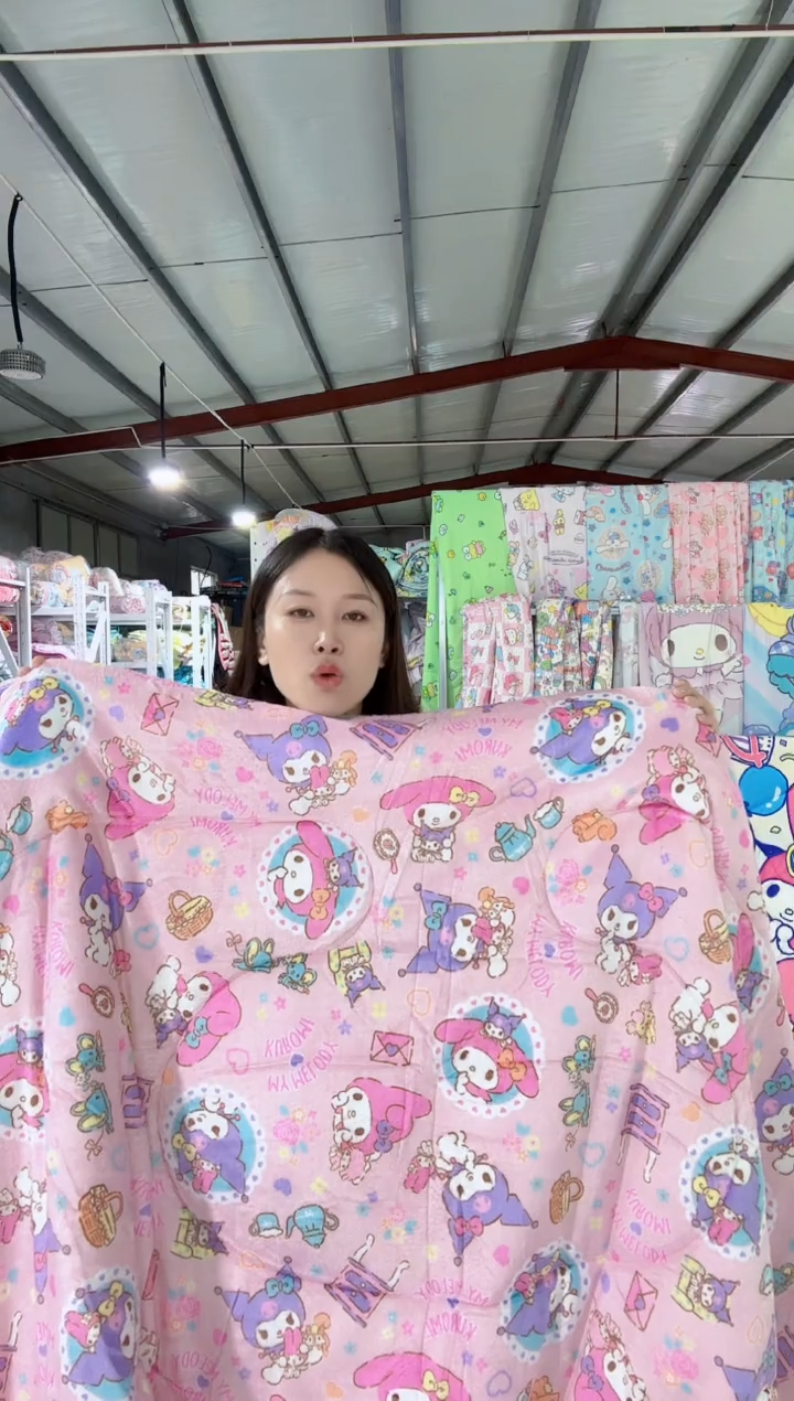 200*230库洛米  美乐蒂绒被子