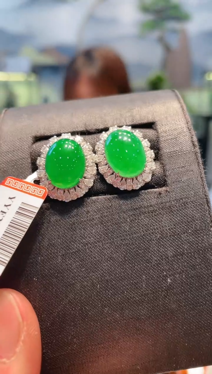 【闪购商品】翡翠颈饰18K金镶嵌A110-天然A货翡翠