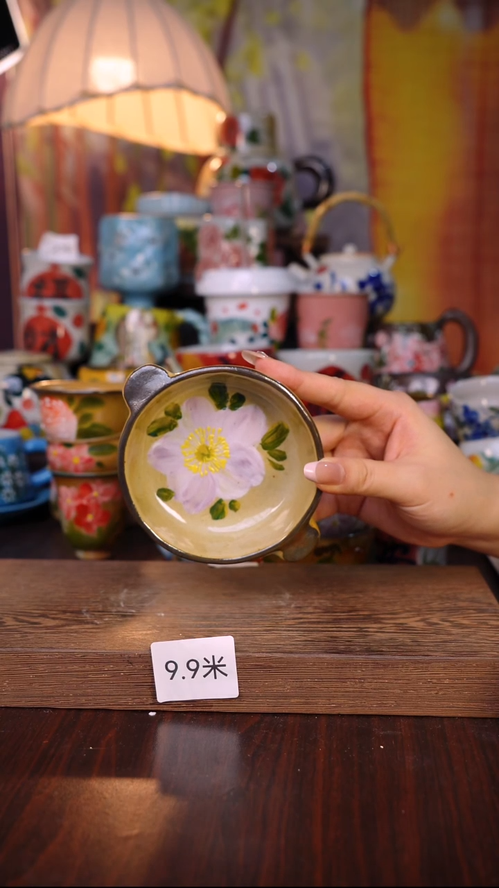 杯子陶泥垚手作 景德镇手工手绘陶瓷器物