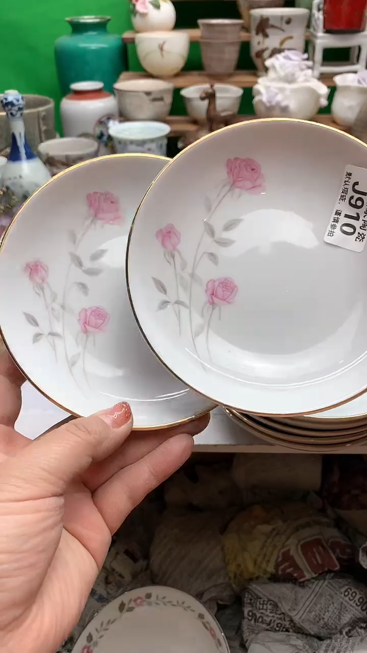 【闪购商品】盖碗海外回流瓷器