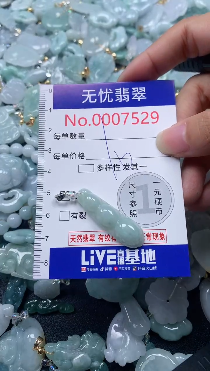 颈饰未镶嵌翡翠7529