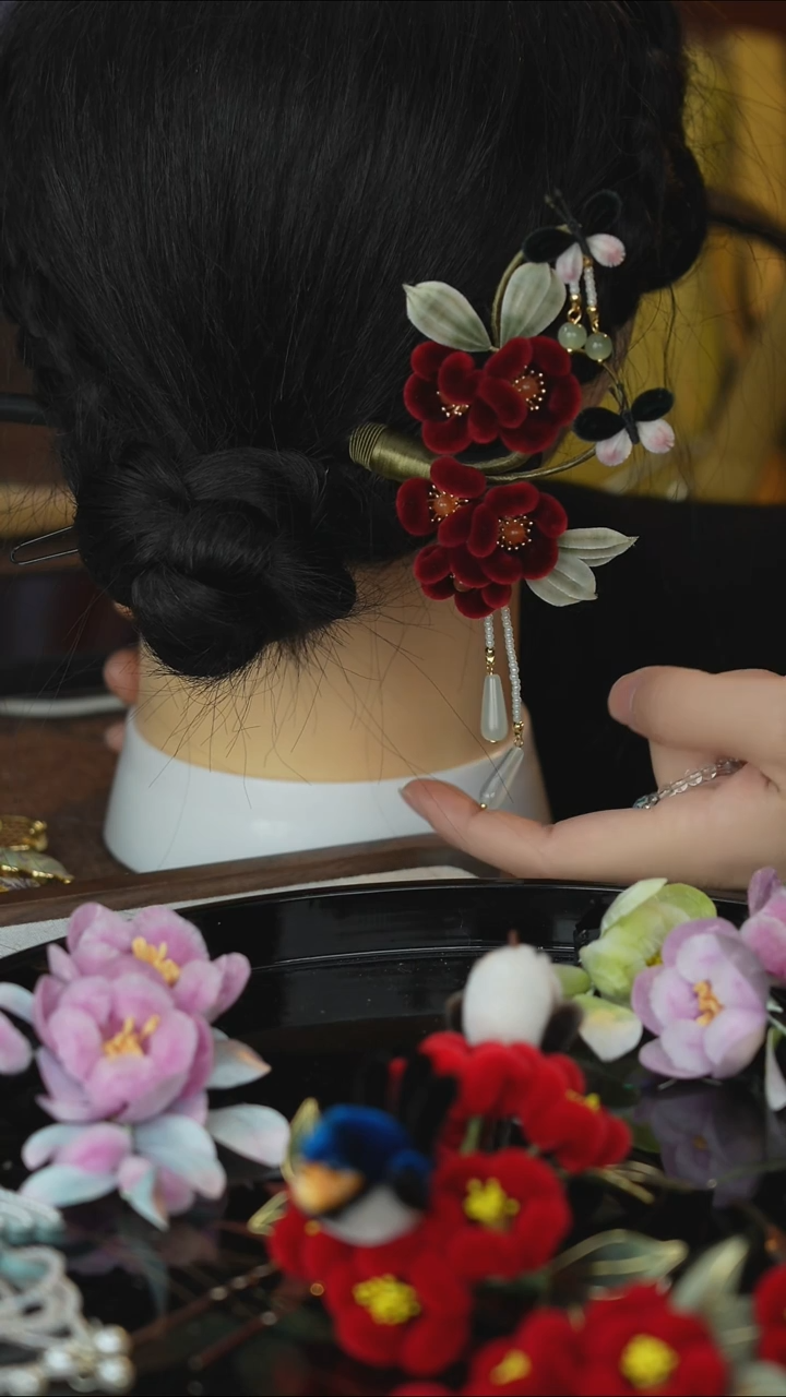 刺绣闪购纯手工非遗国风饰品