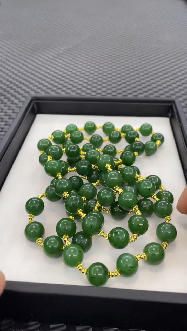 未镶嵌手链和田玉有矿点（多样性发一件）PP144