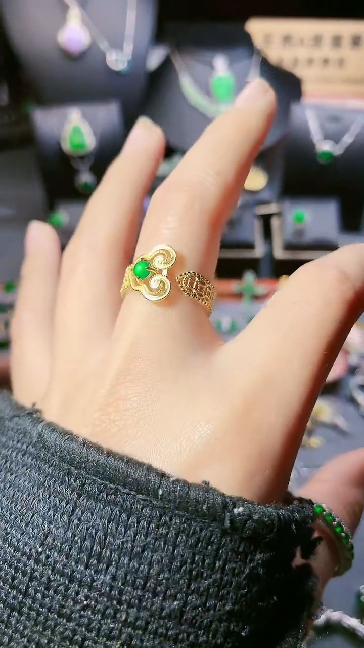 【闪购商品】翡翠戒指未镶嵌戒指