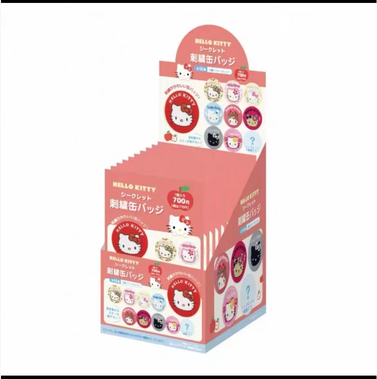 hello  kitty刺绣徽章吧唧