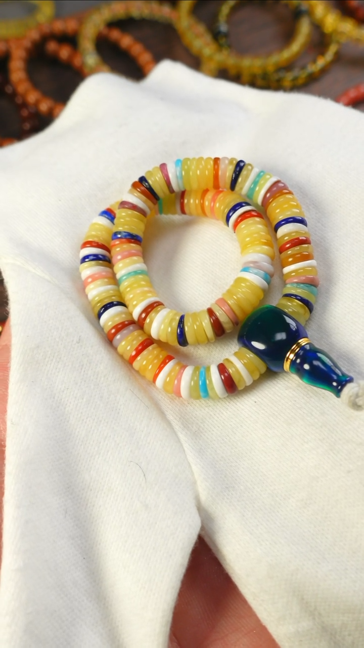 【闪购商品】蜜蜡手链未镶嵌年华1.0 蜜蜡手持