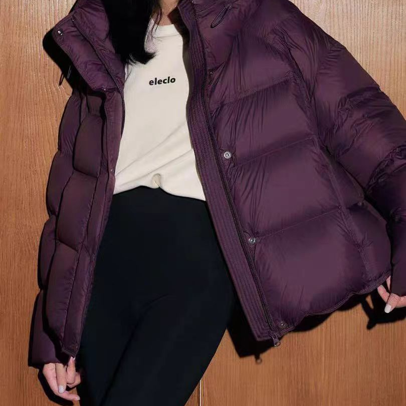 烟霞芸尚2025新款保暖羽绒服外套H218