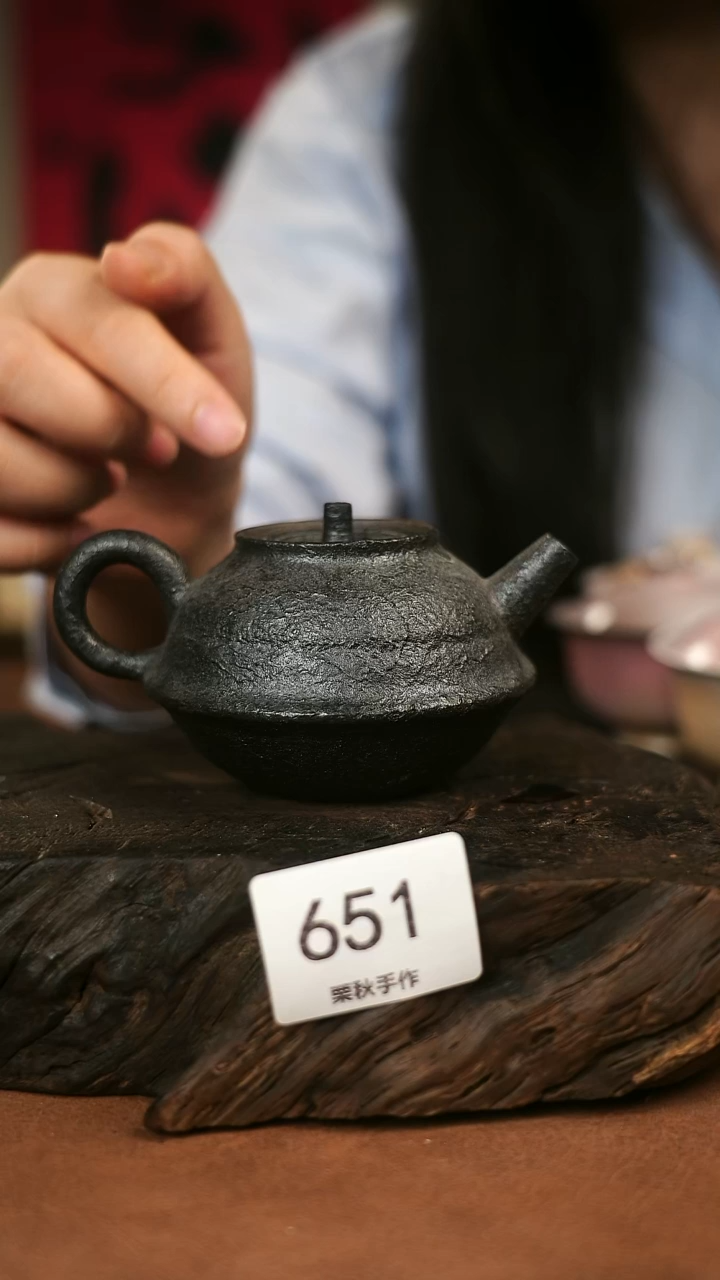 瓷片栗秋手工手作柴烧@@651