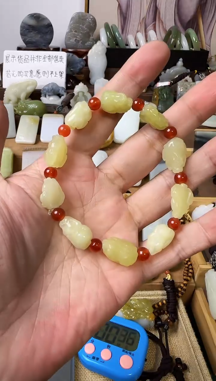 【闪购商品】和田玉颈饰未镶嵌手串