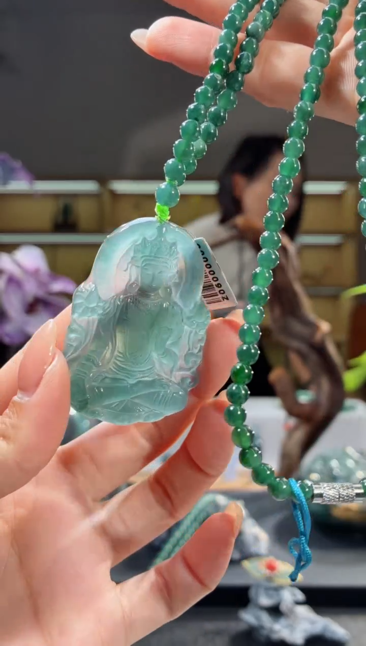 吊坠(赠链)未镶嵌翡翠度母（多样性发其一）