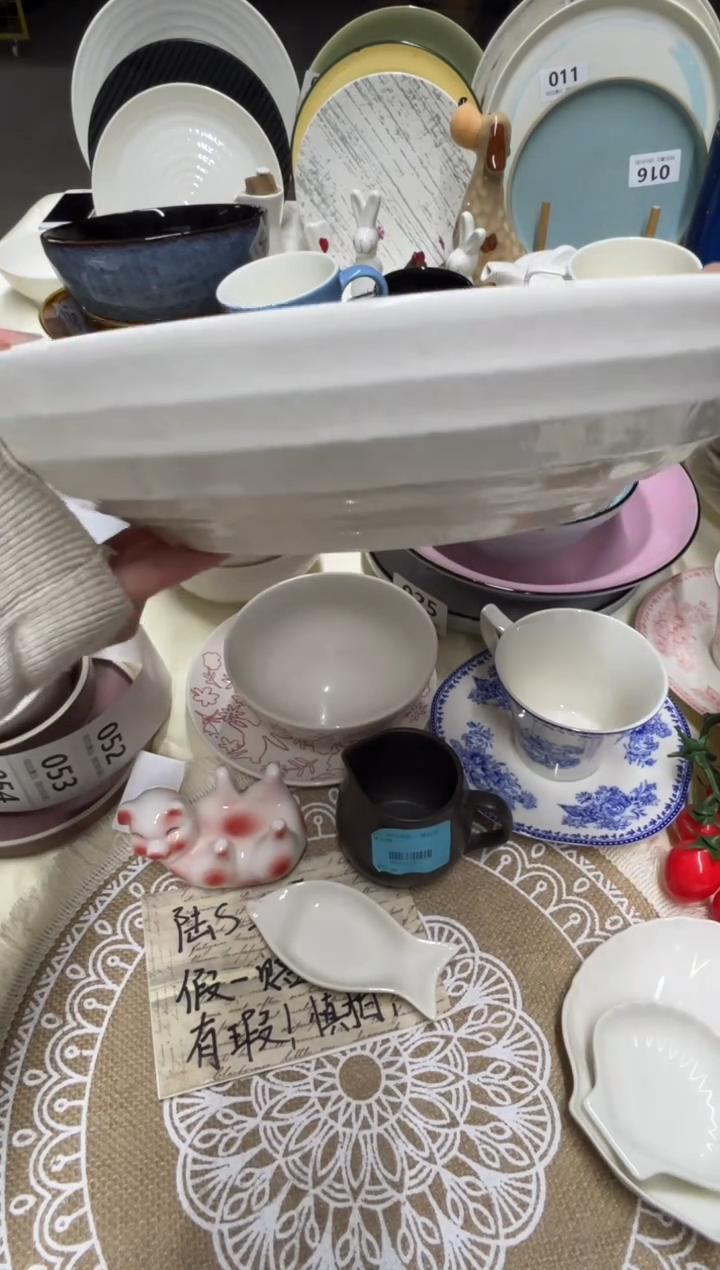 新骨瓷A品 白羽毛 11寸 深盘