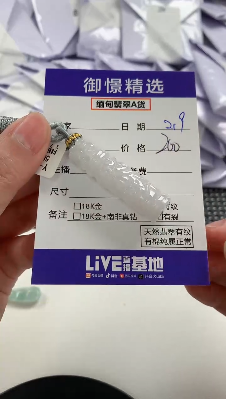 【闪购商品】翡翠颈饰未镶嵌11          