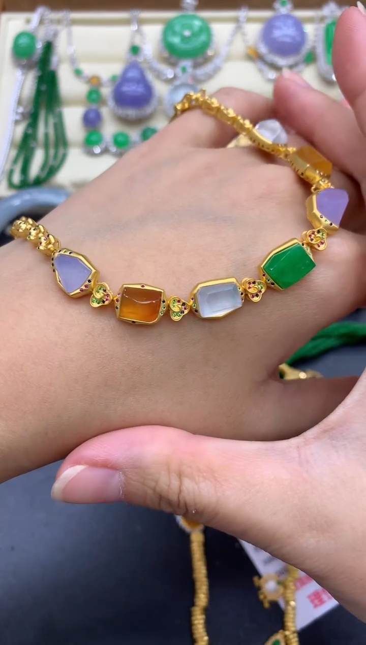 未镶嵌手链翡翠612-中国好珍宝