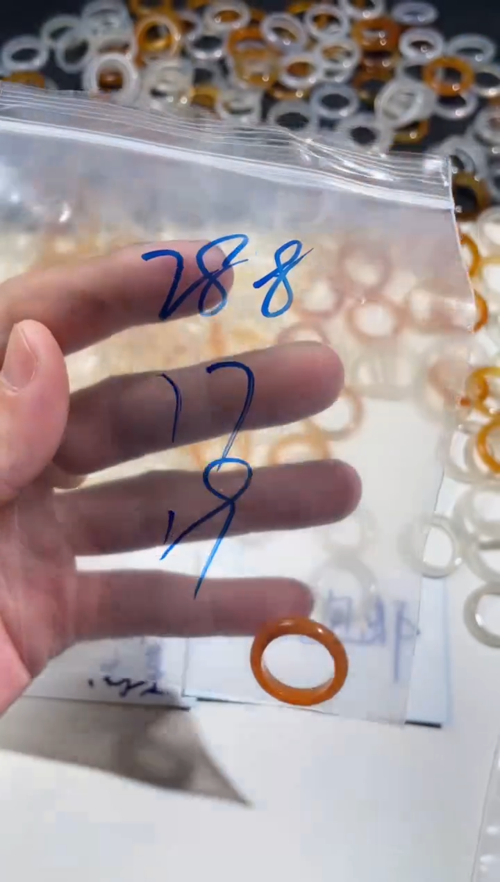 【闪购商品】玛瑙/玉髓戒指未镶嵌288