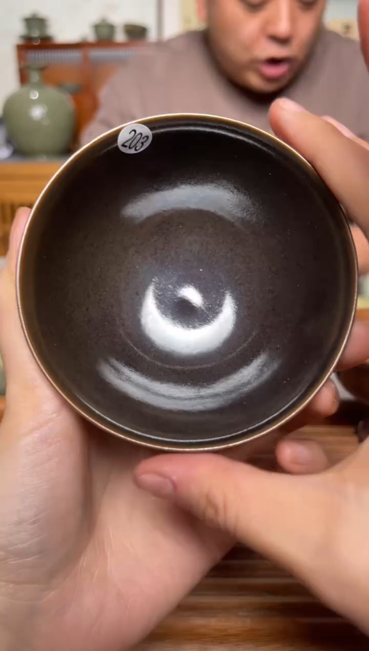 【闪购商品】其他203耀州窑茶叶色玉兰杯纯手工