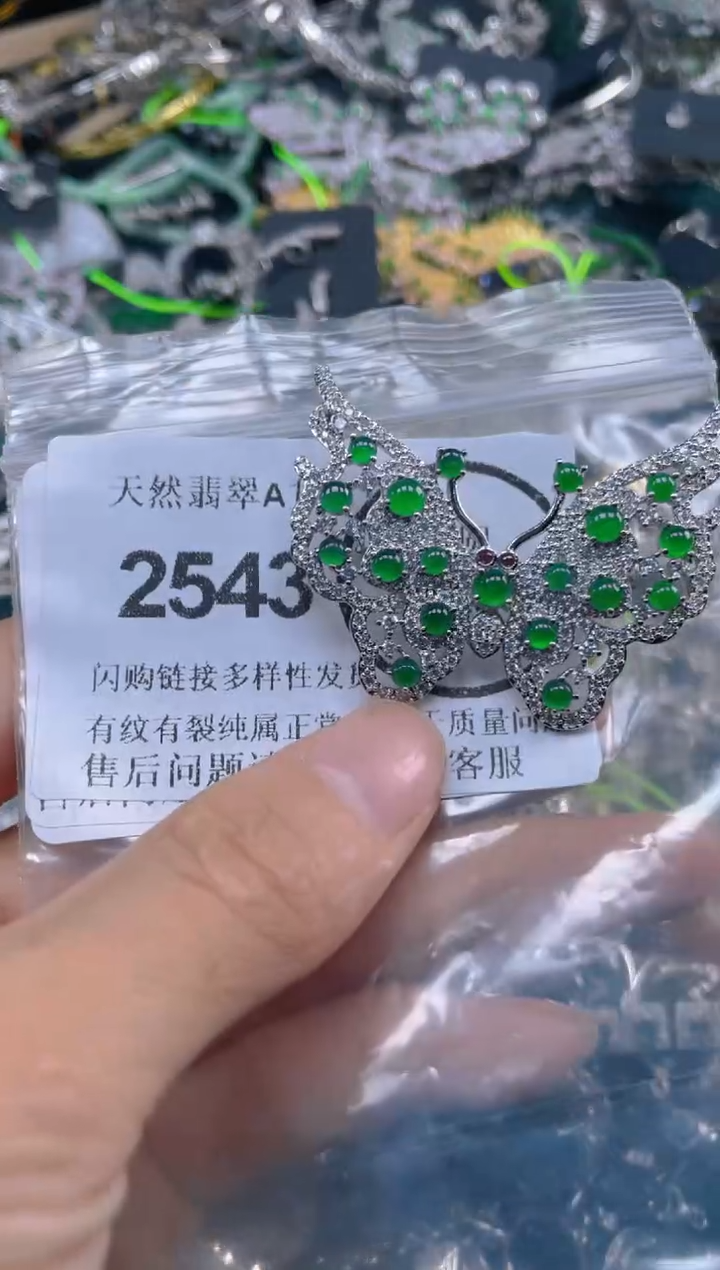 颈饰合金翡翠2543
