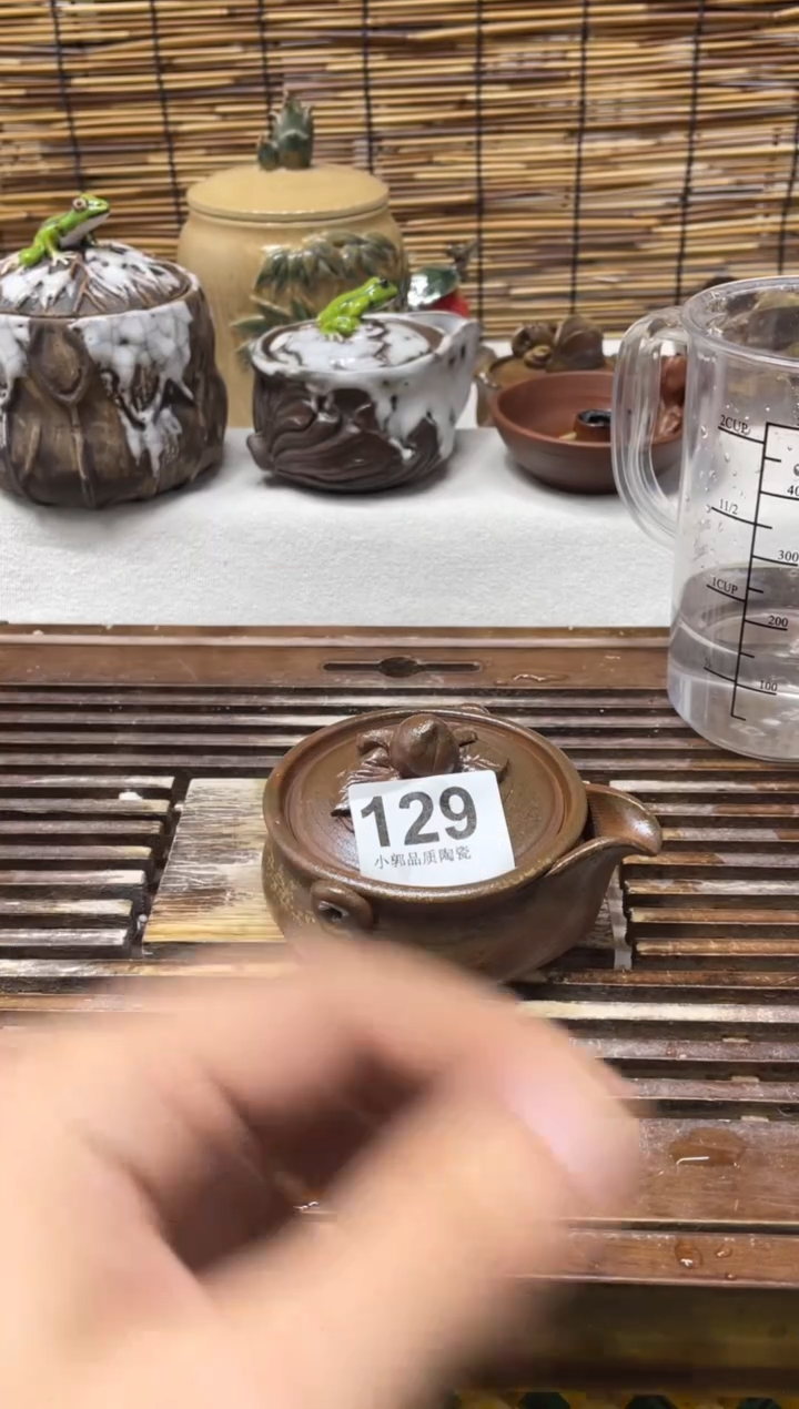 【闪购商品】杯129精美粗陶手工柴烧