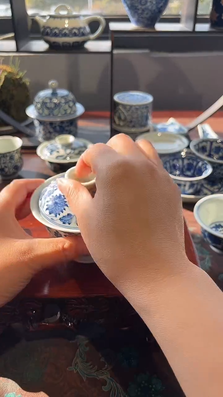 镹曰茶闲手工手绘柴茶具