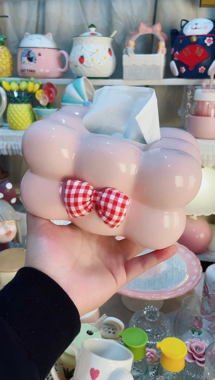 【闪购商品】瓷片纸巾盒 质量好发货快放心拍