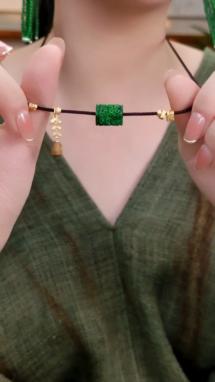 颈饰未镶嵌翡翠国风