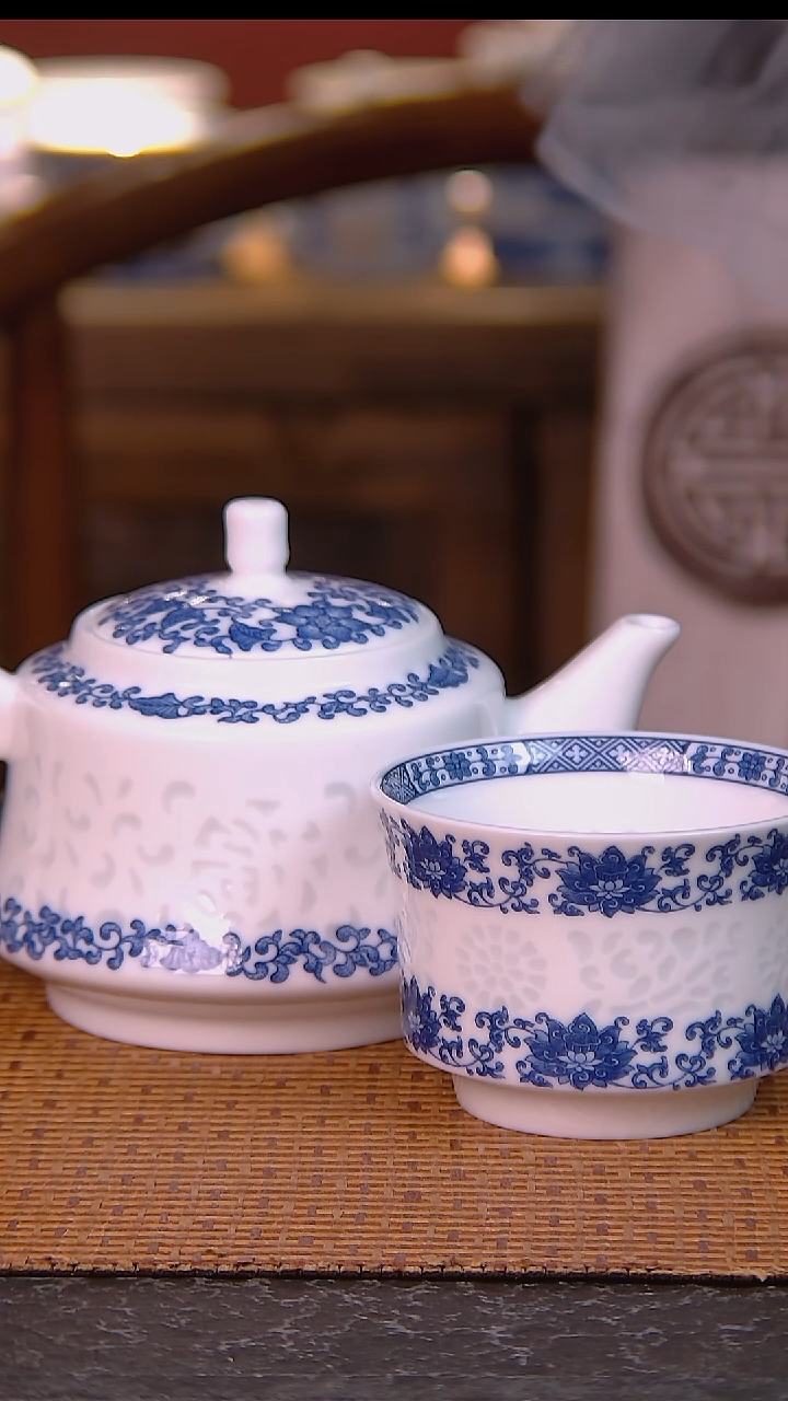 简装家用款2件套 白瓷陶瓷茶具