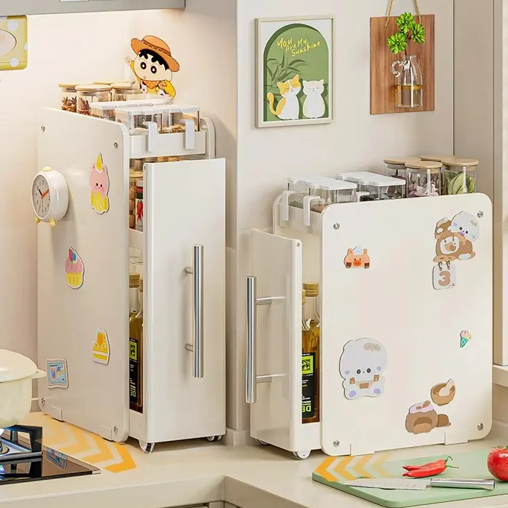 优勤厨房调料品置物架台面抽拉式调料架多功能家用油盐酱醋收纳架