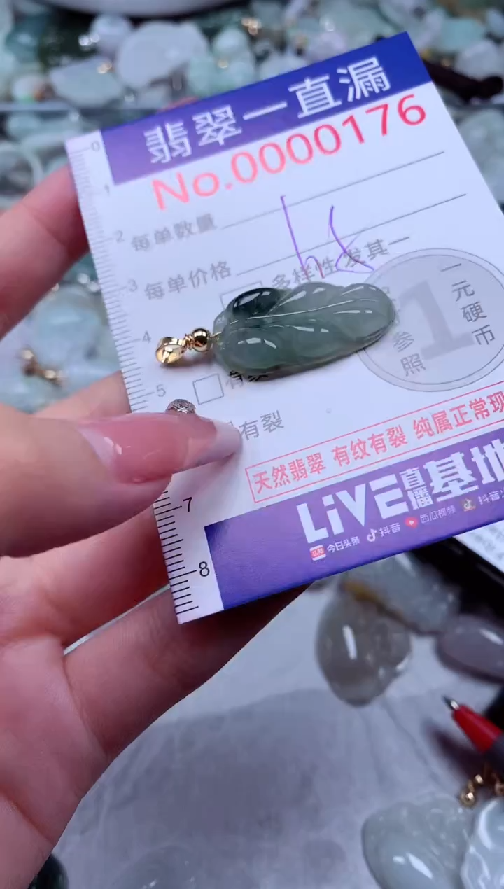翡翠未镶嵌吊坠(不含链)176
