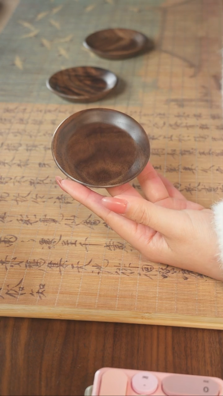 北美黑胡桃木茶盘778