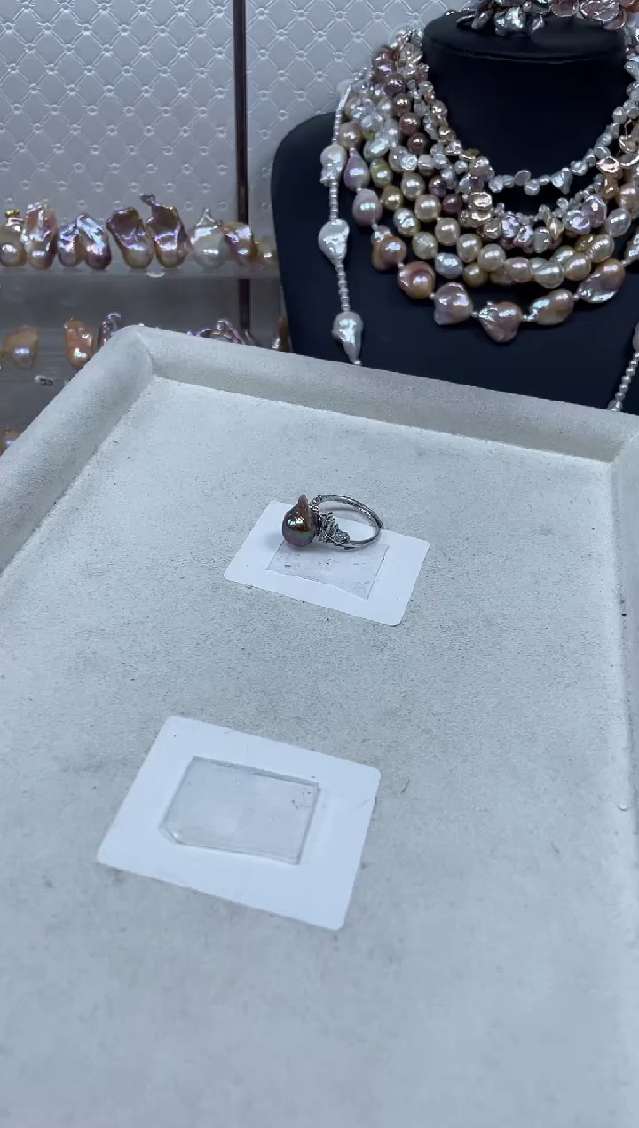 未镶嵌戒指淡水珍珠【纯恬珍珠】