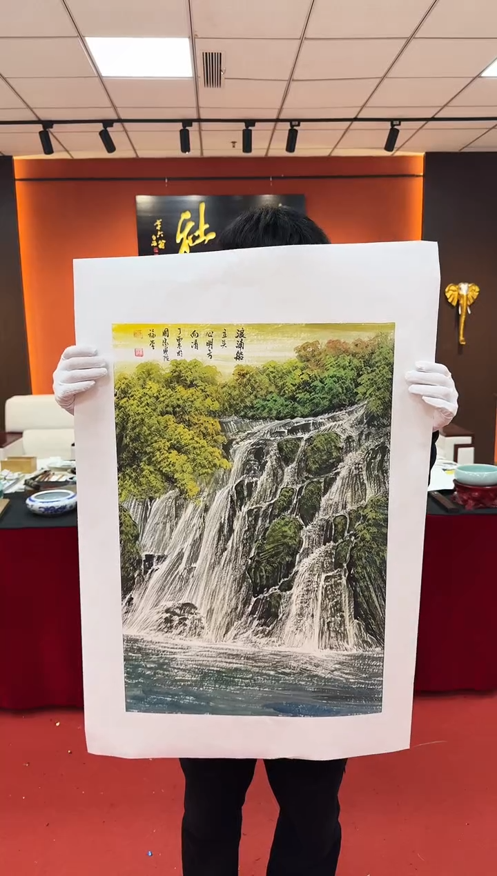 国画湖社画会/谢福堂-12-23-7