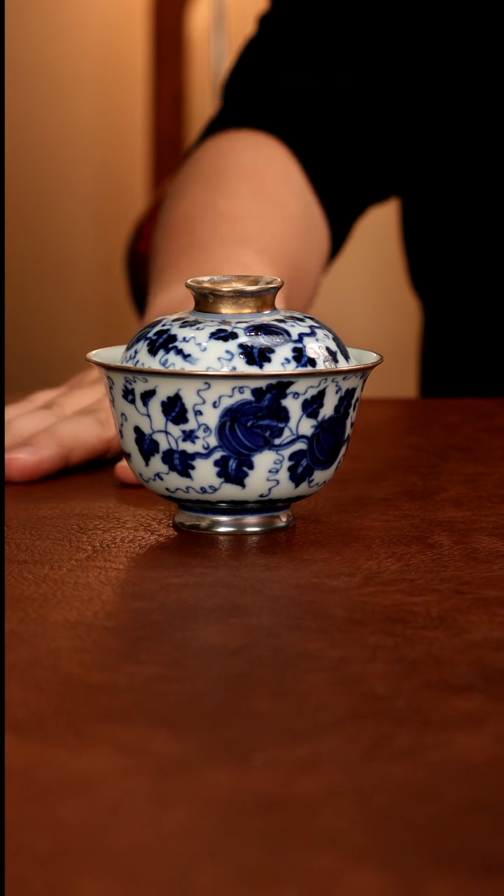 景德镇青花瓷手绘茶具