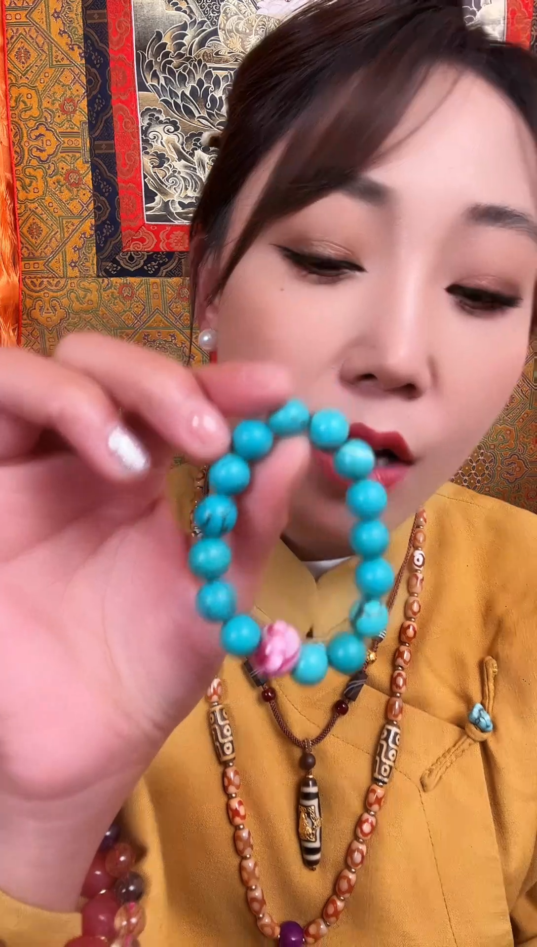 非金属无藏式风格珠串