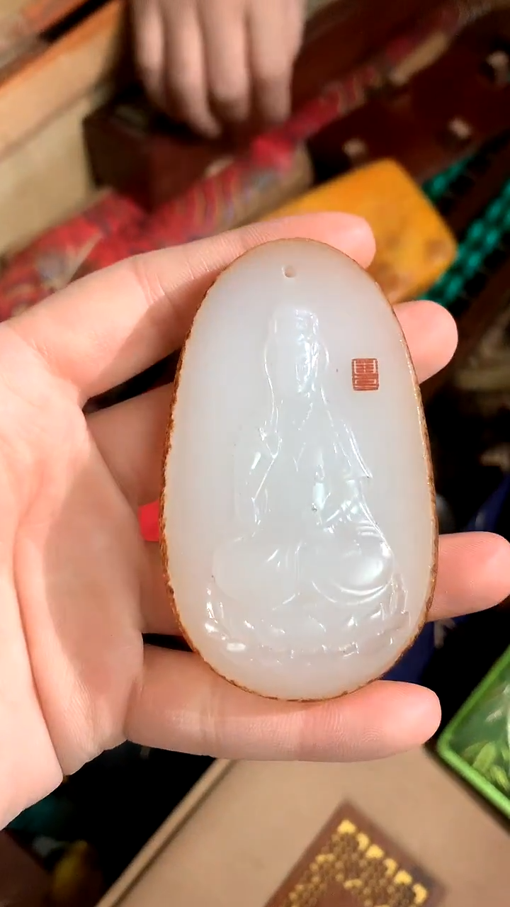 【闪购商品】和田玉（子料）颈饰未镶嵌德诚精品专属摆件