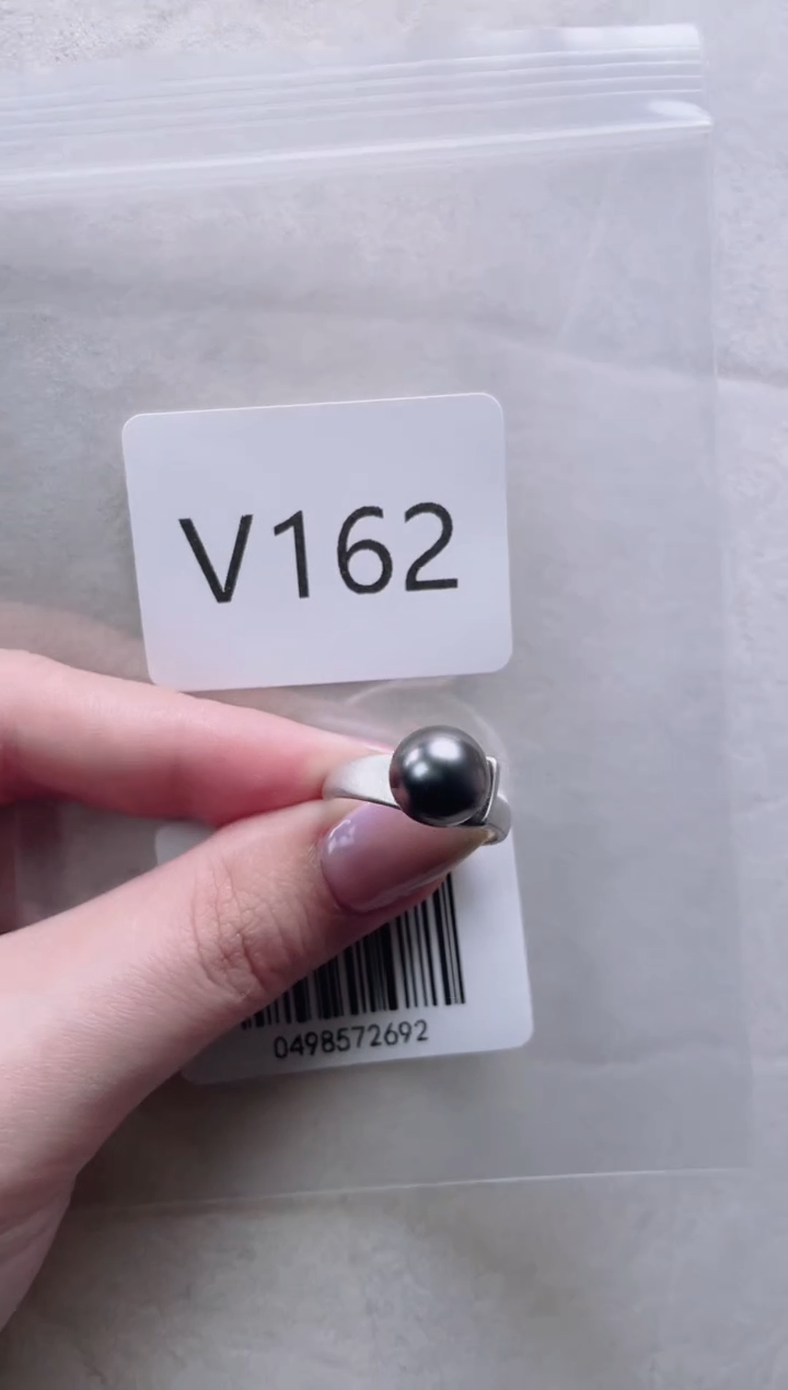 【闪购商品】海水珍珠戒指银S925镶嵌V162