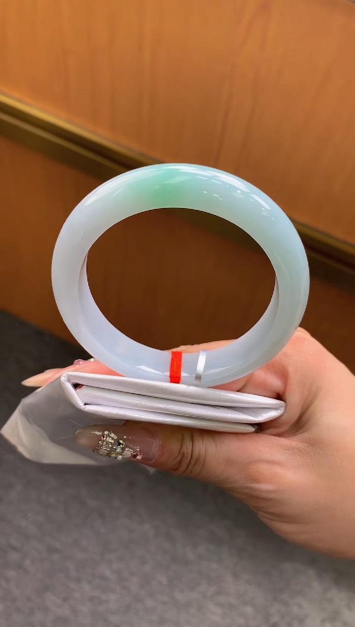 未镶嵌手镯翡翠-F85-正圈56.5