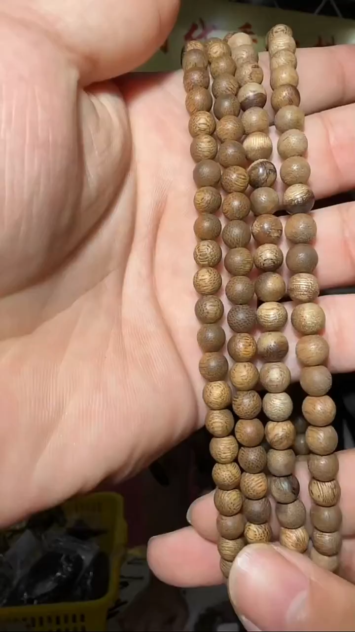 沉香手串91号多圈海南尖峰岭0.6多样性发一