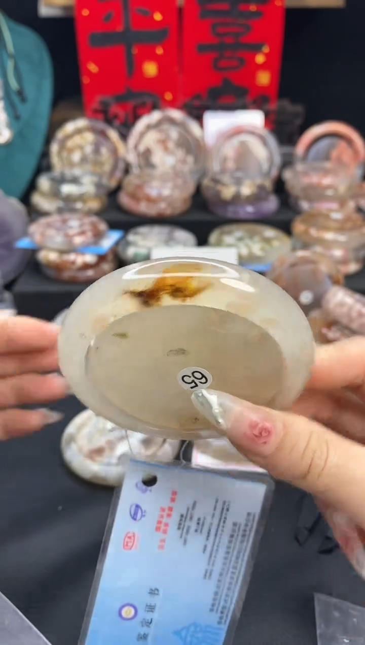 【闪购商品】石英质玉手镯（圆镯）未镶嵌56