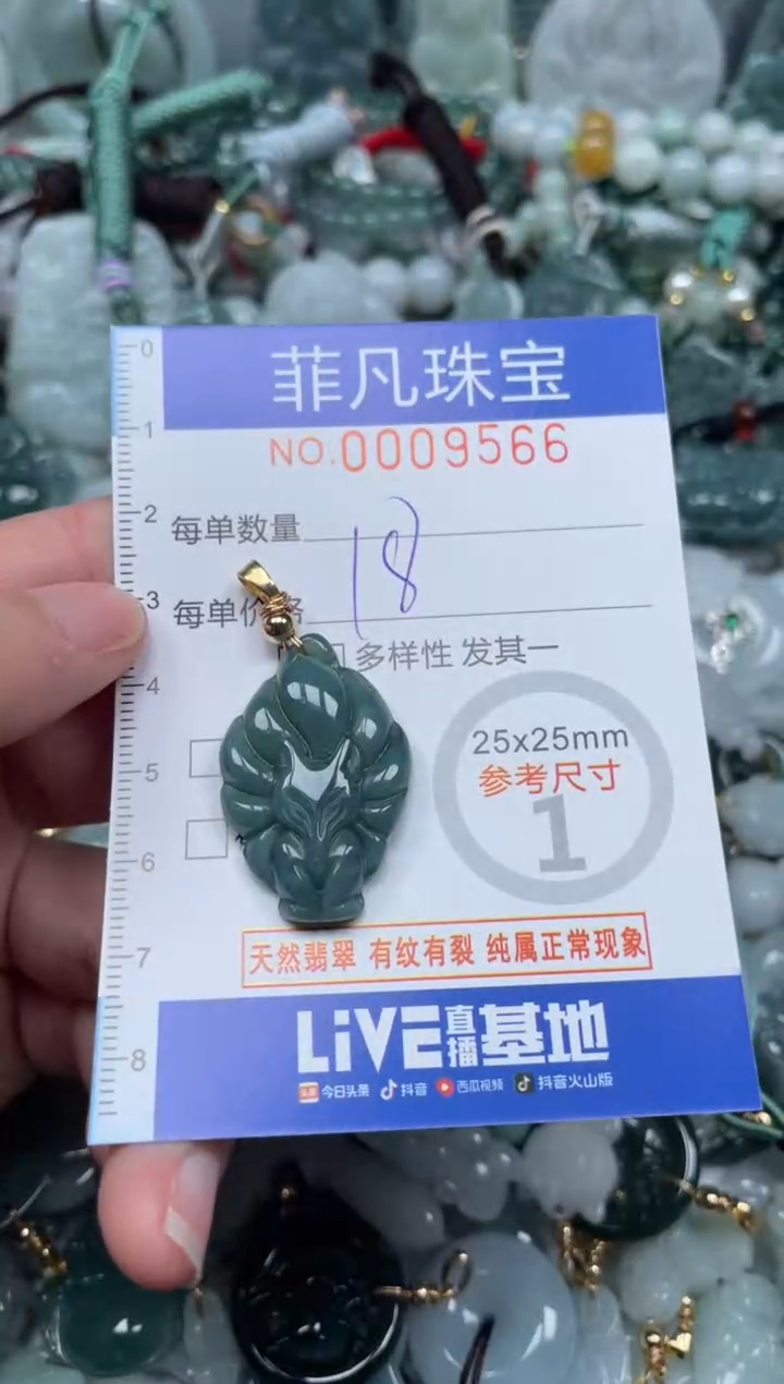 【闪购商品】翡翠颈饰未镶嵌00..9566
