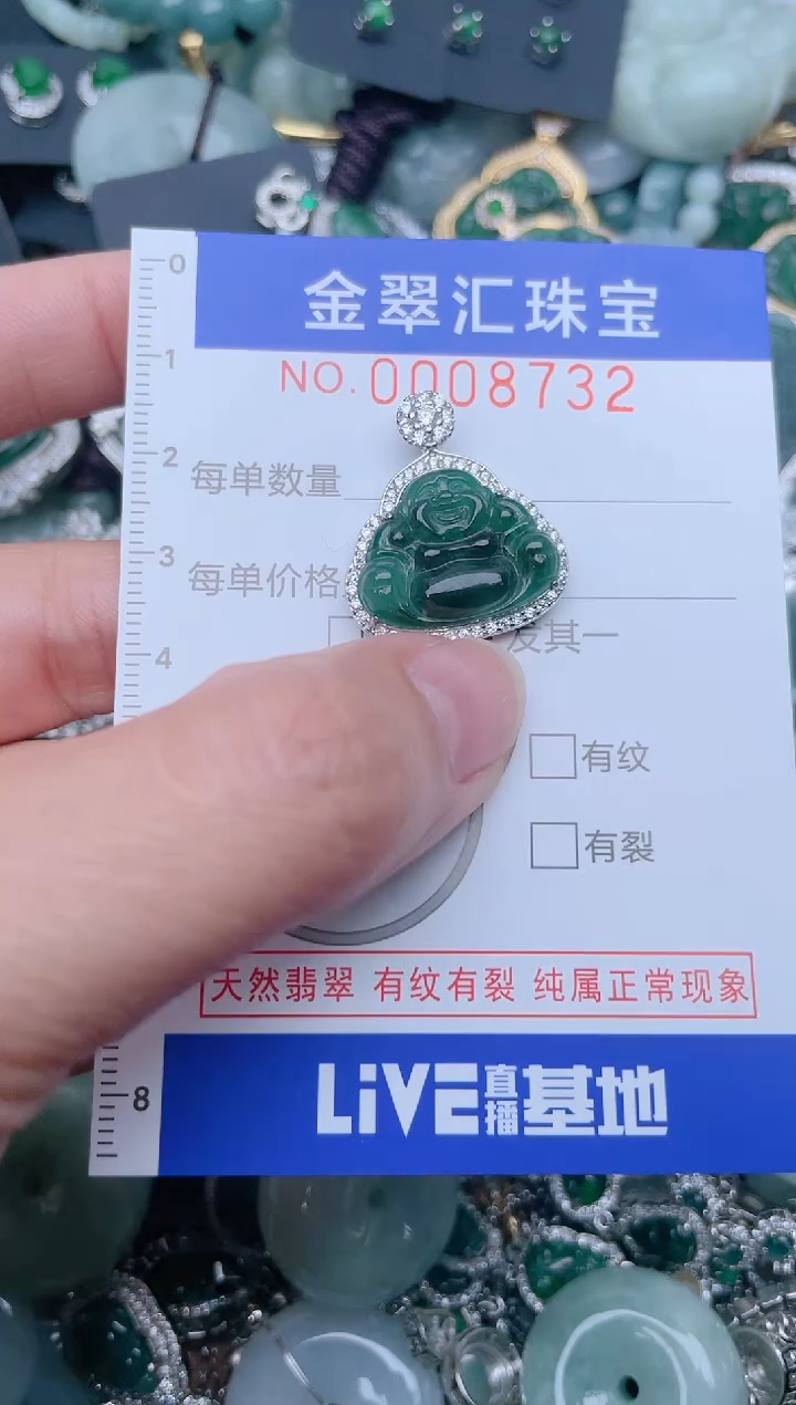 【闪购商品】翡翠颈饰未镶嵌8732....1