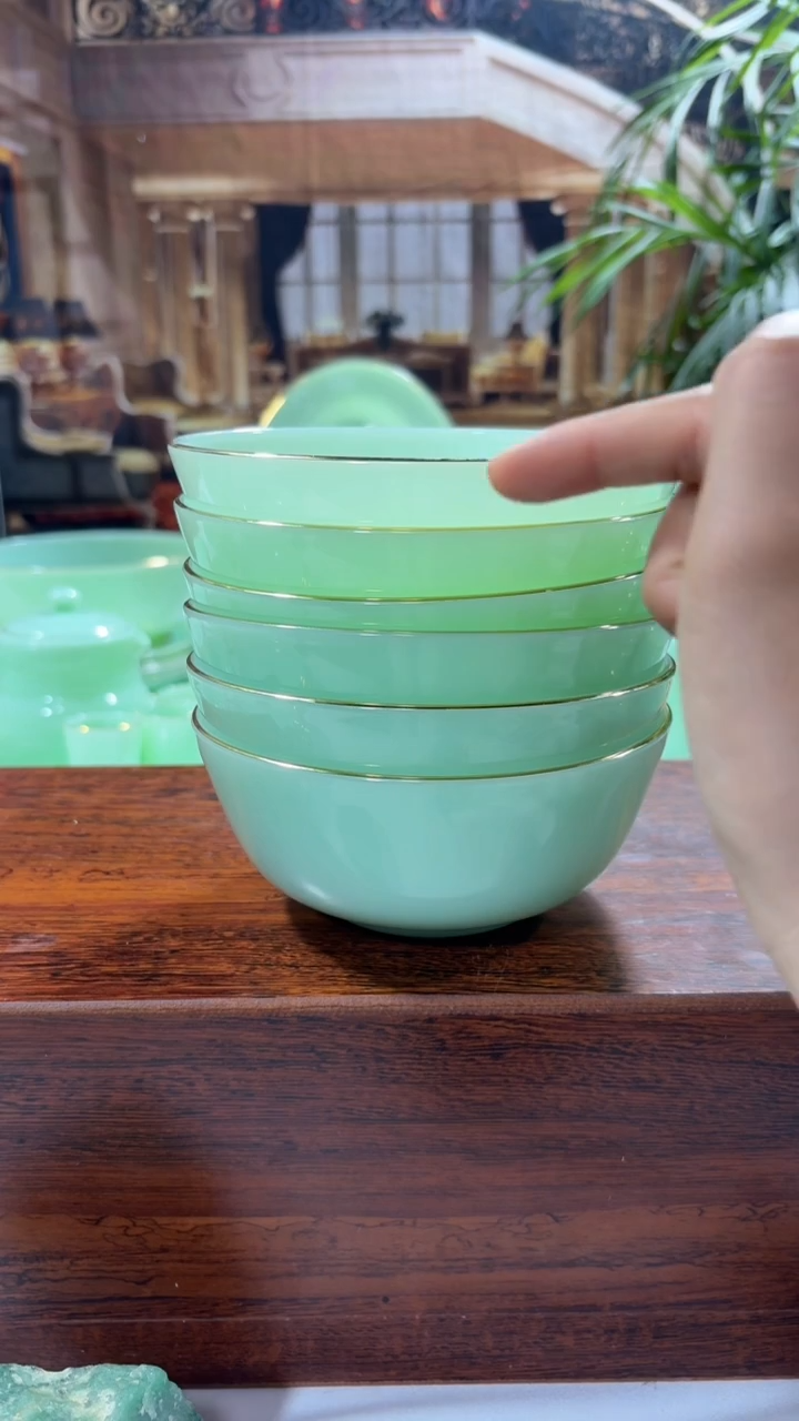 【闪购商品】...5.5英寸玉瓷碗6个口径13.8厘米 